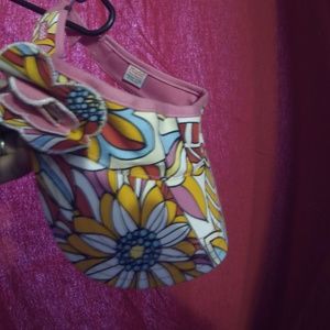 mudd flower design visor